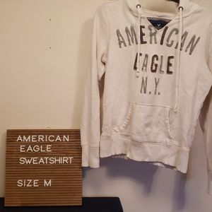 American Eagle White Sweatshirt